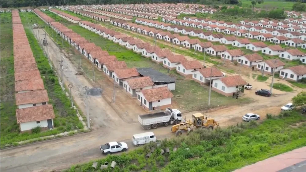 Vista aérea do empreendimento Mata do Cacau